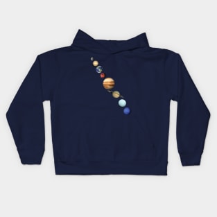 Solar System Planets Kids Hoodie